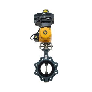 شیر پروانه ای پنوماتیکی Euro Valve سایز "4