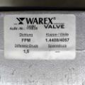 شیر پروانه ای استیل "10 برند Warex-valve