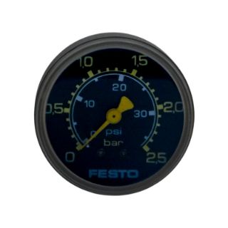 تصویر   گیج فشار قاب مشکی FESTO صفحه 6 سانت 2.5 بار