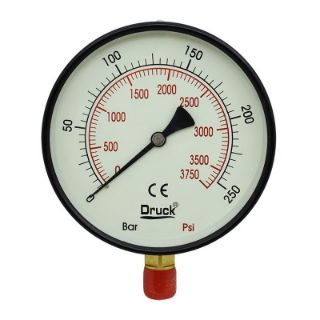 تصویر  گیج فشار صفحه 15 سانتی 250 بار برند دراک