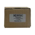 تصویر  گیج فشار قاب مشکی برنج AirCom صفحه 6 سانت خشک افقی 0-10 بار