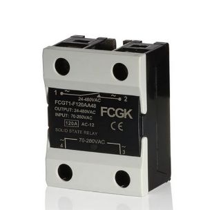 تصویر  رله ۱۰۰ آمپر حالت جامد (SSR)