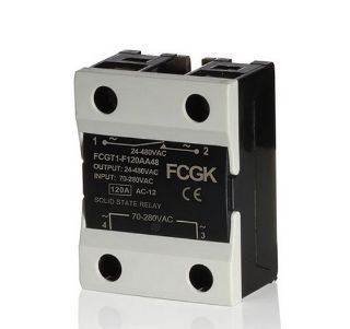 تصویر  رله ۶۰ آمپر حالت جامد (SSR)