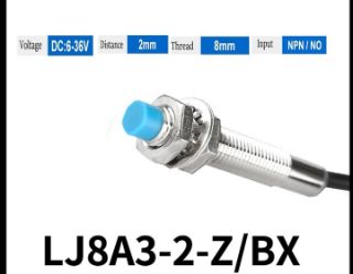تصویر  سنسور مجاورت القایی (LJ8A3-2-ZBX/NPN-NO)