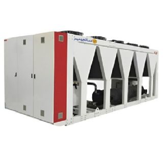 چیلر تراکمی هواخنک اسکرال 160 تن تبرید دماتجهیز مدل DTCH