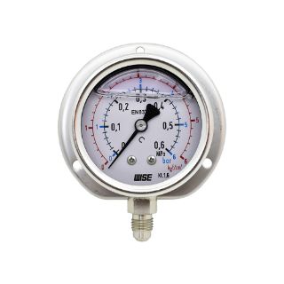 گیج استیل 6 سانت عمودی 0.6 مگاپاسکال