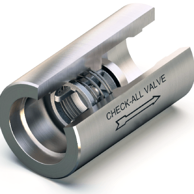 شیر یکطرفه استیل فنری (Spring Check Valve)