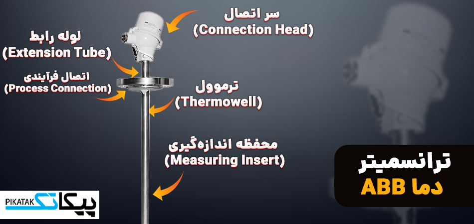 اجزای ترانسمیتر دما ABB