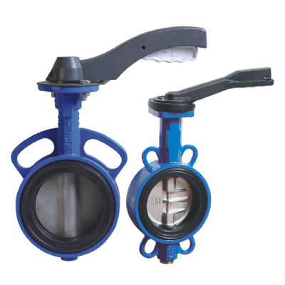 شیر پروانه‌ای ویفری (Wafer Type Butterfly Valve