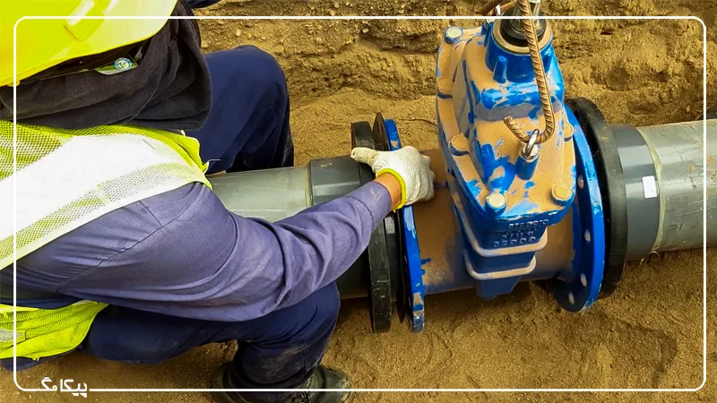 آموزش صفر تا صد نصب شیر کشویی