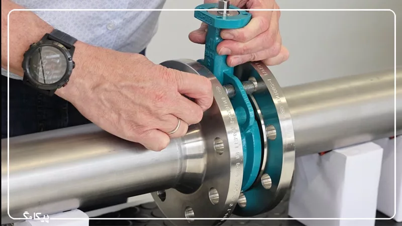 آموزش صفر تا صد نصب شیر پروانه ای