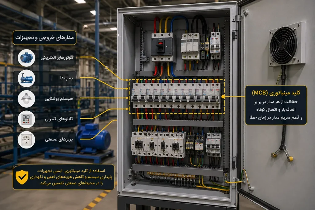 استفاده از کلید مینیاتوری