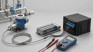 اتصال ترانسمیتر به plc