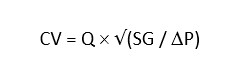 محاسبه cv مایعات