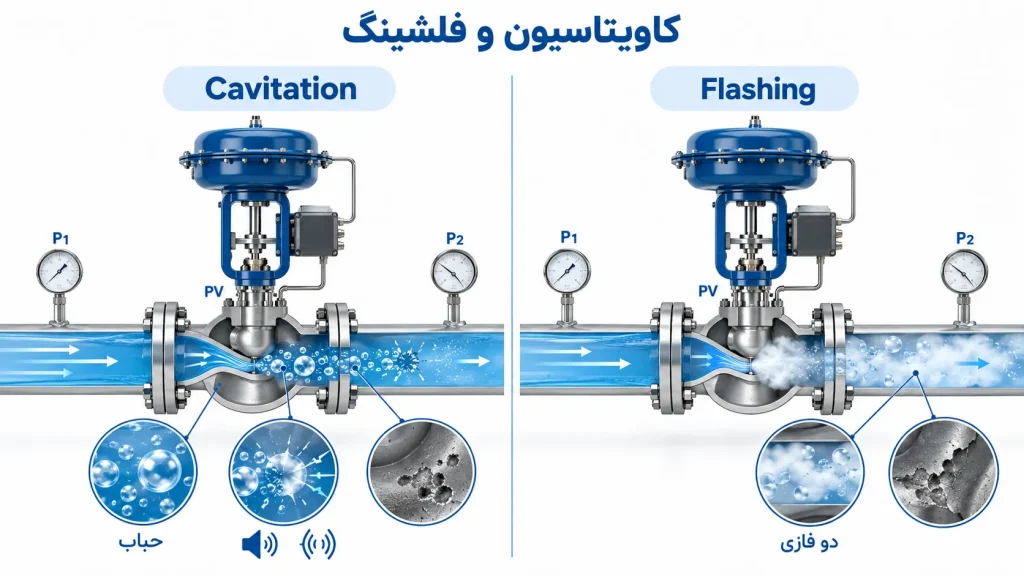 کاویتاسیون و فلشینگ